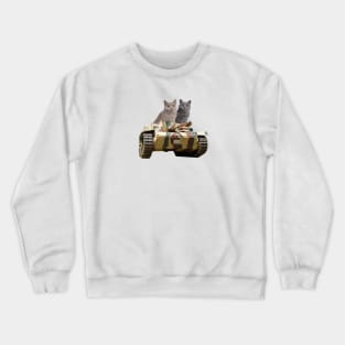 Cat tank Crewneck Sweatshirt
